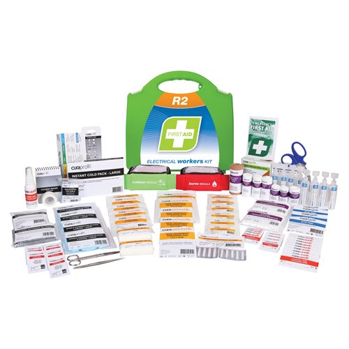 FastAid R2 Series Electrical Workers Kit Plastic Portable First Aid Kit