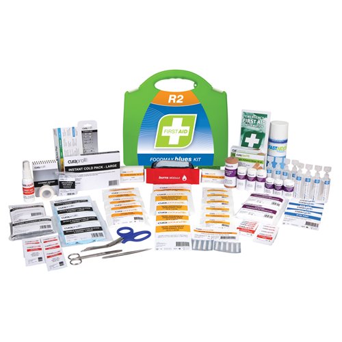 FastAid R2 Series Foodmax Blues Kit Plastic Portable First Aid Kit