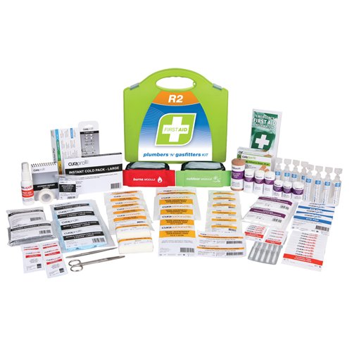 FastAid R2 Series Plumbers / Gasfitters Kit Plastic Portable First Aid Kit