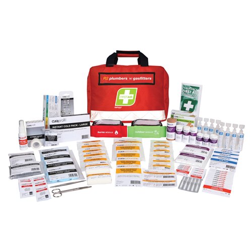 FastAid R2 Series Plumbers / Gasfitters Kit Soft Pack First Aid Kit