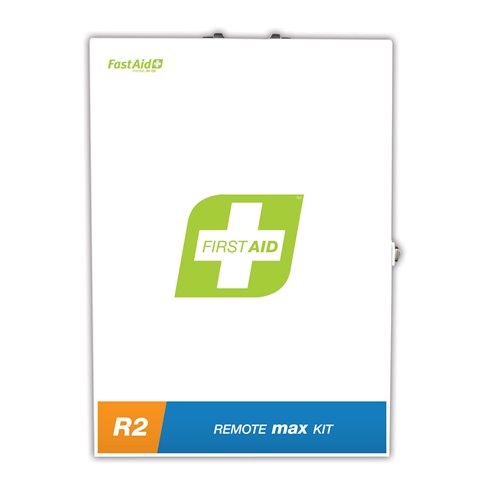 FastAid R2 Series Remote Max Kit Metal Wall Mount First Aid Kit
