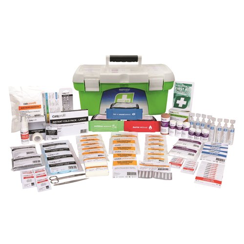 FastAid R2 Series Response Plus Kit 1 Tray Plastic Portable First Aid Kit