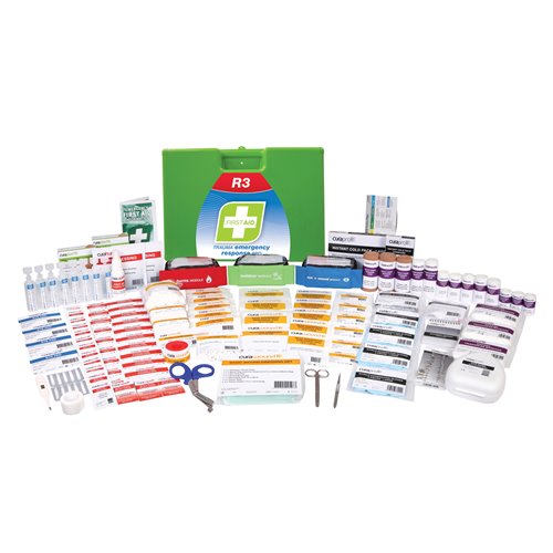 FastAid R3 Series Trauma Emergency Response Pro Kit Plastic Portable First Aid Kit