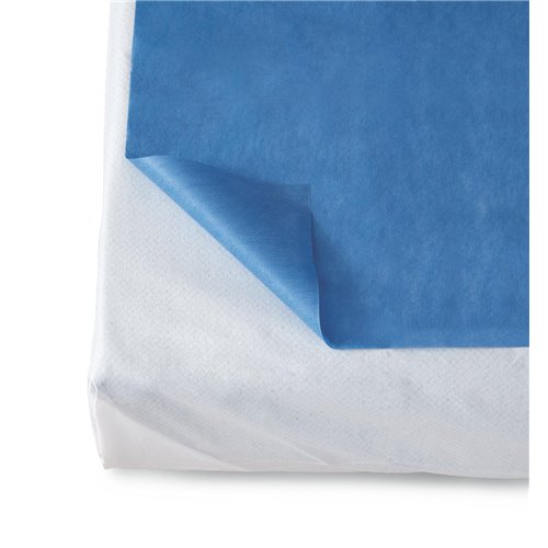 FastAid White Polyester Cotton Flat Sheets
