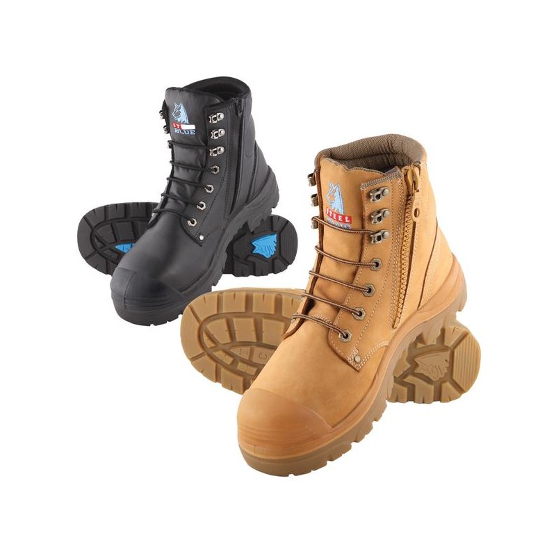 Steel Blue Argyle 332152 Side Zip Safety Boots w/ Bump Cap 