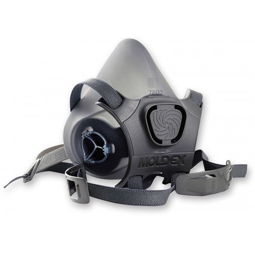 Moldex Respirator Half Face Facepiece Assembly Premium Silicone 7800 Series Small