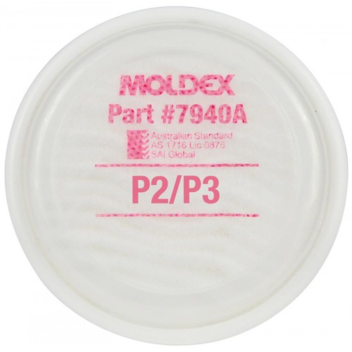 Moldex P2/P3 Filter Disk for 7000 Series Half Mask & 9000 Series Full Face Respirators 1 Pair